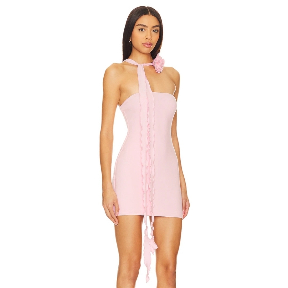 More To Come Revolve Pink Noah Pink Mini Dress New Size XS - Picture 2 of 9